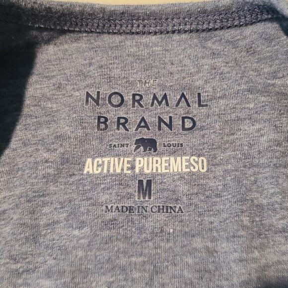 The Normal Brand Blue Short Sleeve Tee - Picture 2 of 5